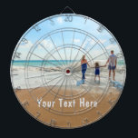 Custom Your Photo Dart Board with Text<br><div class="desc">Custom Photo and Text Dart Board - Unique Your Own Design -  Personalized Family / Friends or Personal Dartboards Gift - Add Your Text and Photo - Resize and move elements with customization tool ! Choose font / size / color ! Good Luck - Be Happy :)</div>