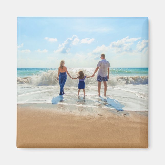 Custom Your Photo Design Personalized Magnet Gift (Front)