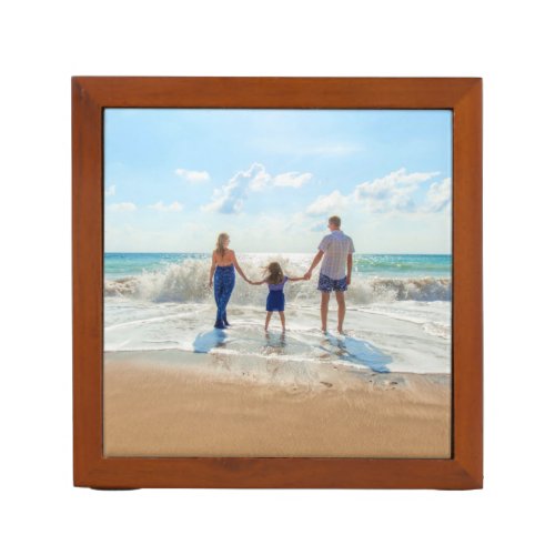 Custom Your Photo Desk Organizer Personalized