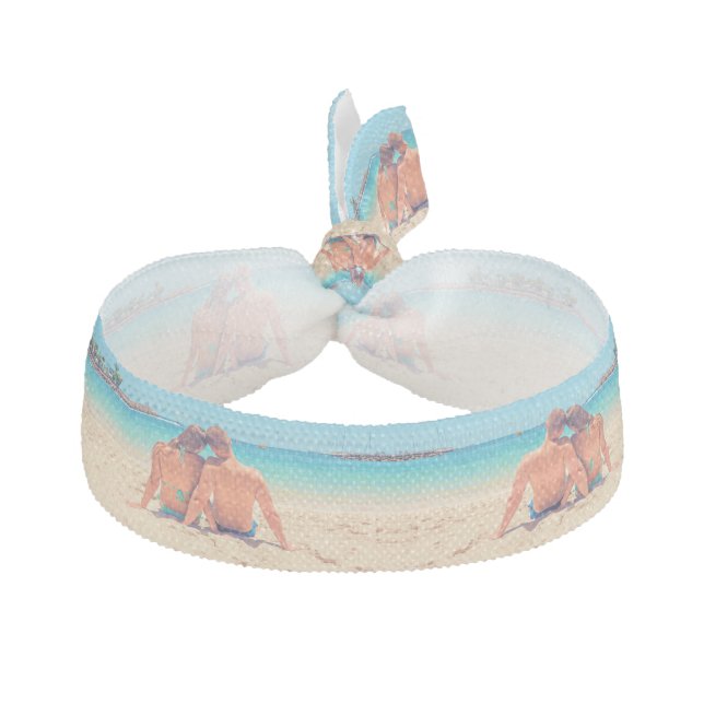 Custom Your Photo Elastic Hair Tie Personalized (Front)