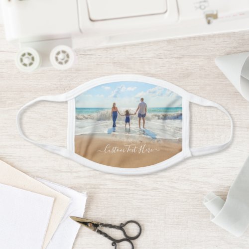Custom Your Photo Face Mask with Text