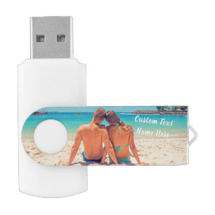 Custom Your Photo Flash Drive with Text