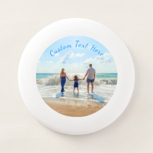 Custom Your Photo Frisbee with Text