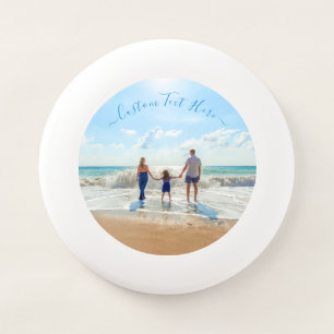 Custom Your Photo Frisbee with Text Personalized