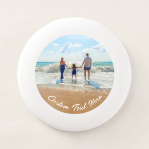 Custom Your Photo Frisbee with Text Personalized