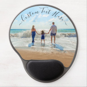 Custom Your Photo Gel Mouse Pad Gift with Text