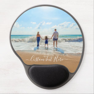 Custom Your Photo Gel Mouse Pad with Text