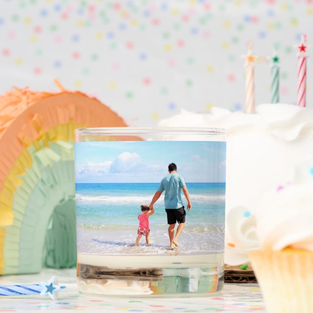 Custom Your Photo Gift Scented Candle (Birthday)