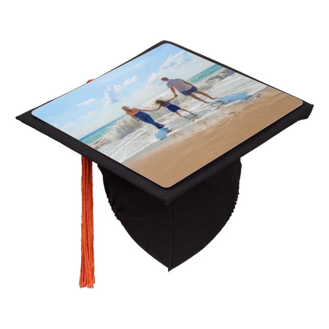 Custom Your Photo Graduation Cap Topper (Angled)