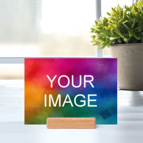 Custom Your Photo Image Template Modern Elegant Holder