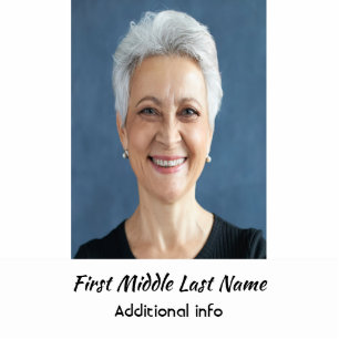 Custom Your Photo & Info Memorial Cutout