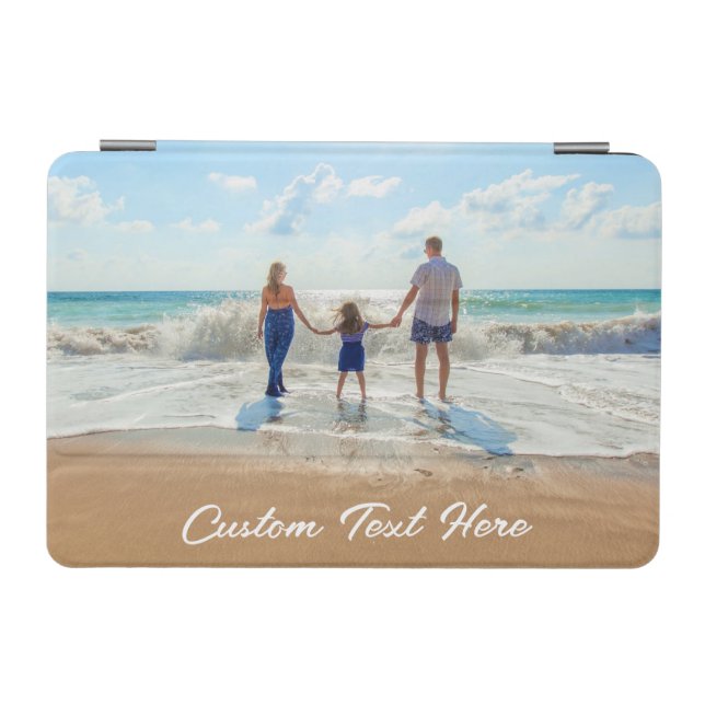Custom Your Photo iPad Air Cover with Text (Horizontal)
