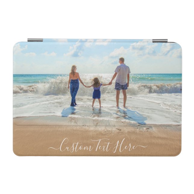 Custom Your Photo iPad Air Cover with Text (Horizontal)