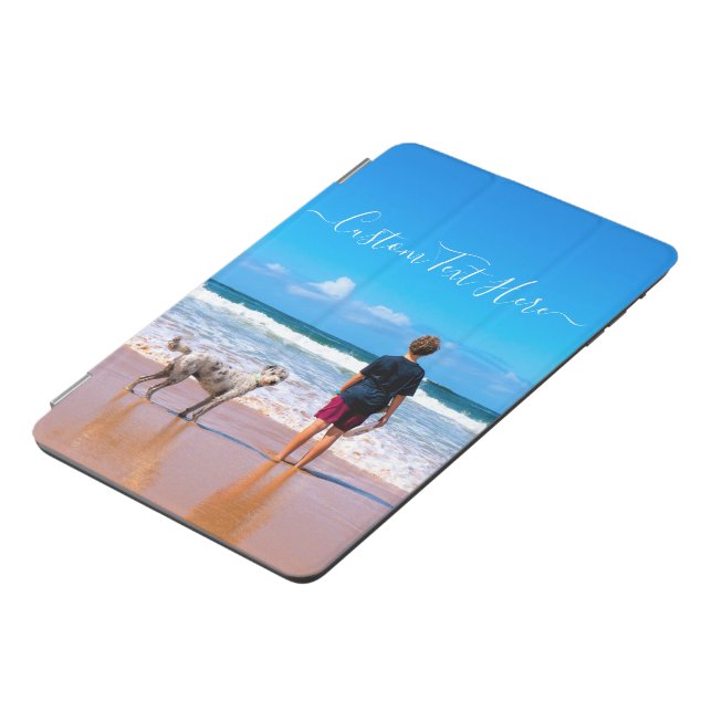 Custom Your Photo iPad Air Cover with Text (Side)