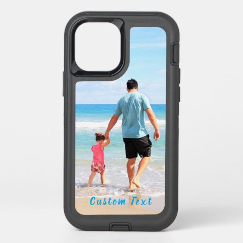 Custom Your Photo iPhone Case Gift with Text