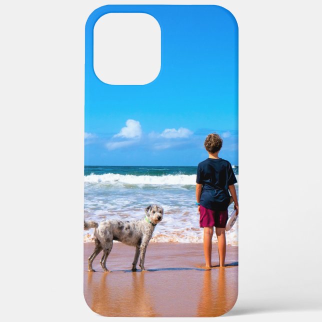 Custom Your Photo iPhone Case Personalized Gift (Back)