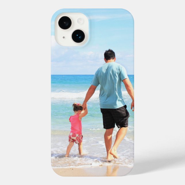 Custom Your Photo iPhone Case Personalized Gift (Back)