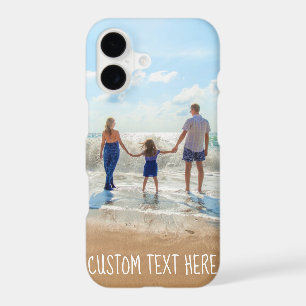 Custom Your Photo iPhone Case Personalized Text