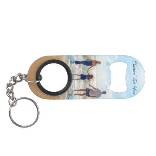 Custom Your Photo Keychain Bottle Opener with Text