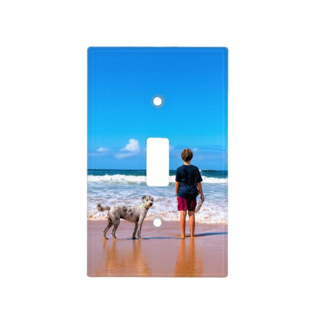 Custom Your Photo Light Switch Cover Personalized (Front)