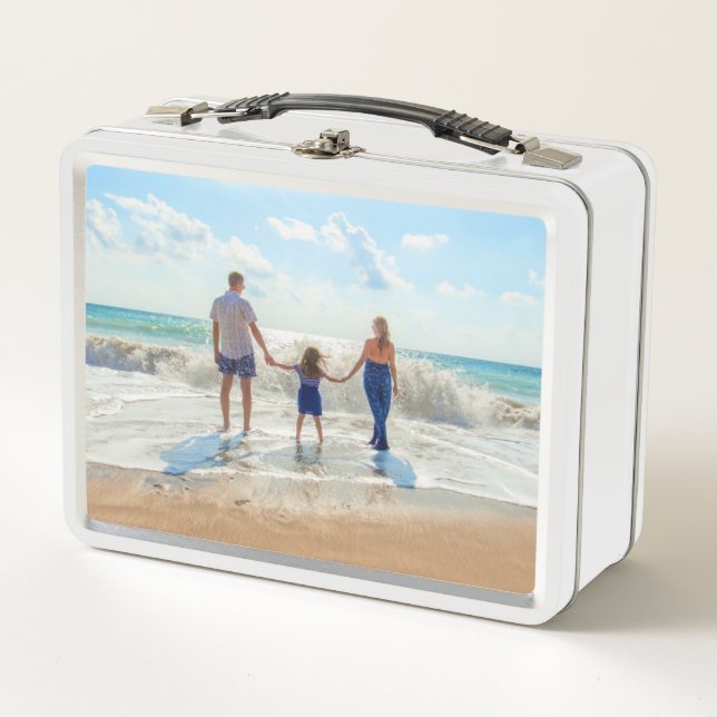 Custom Your Photo Metal Lunch Box Personalized (Front)