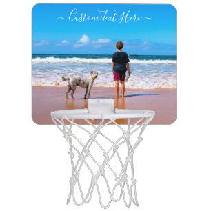 Custom Your Photo Mini Basketball Hoop with Text