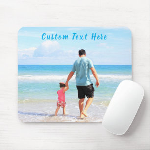 Custom Your Photo Mouse Pad with Text Name