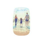 Custom Your Photo Nail Art With Text at Zazzle