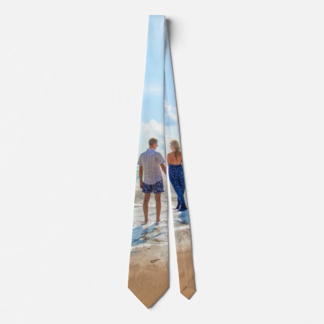 Custom Your Photo Neck Tie Personalized (Front)