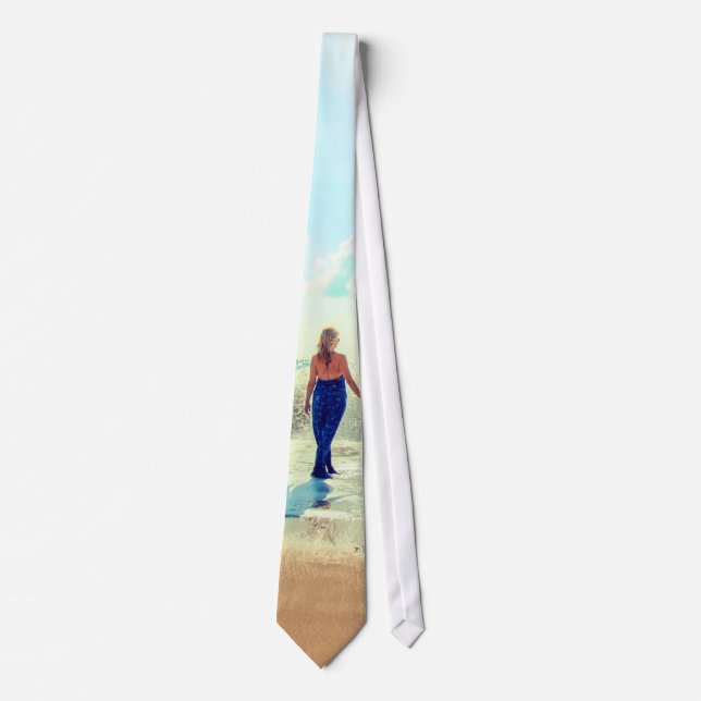 Custom Your Photo Neck Tie Personalized Gift (Front)