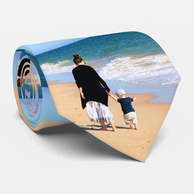 Custom Your Photo Neck Tie Personalized Gift (Rolled)