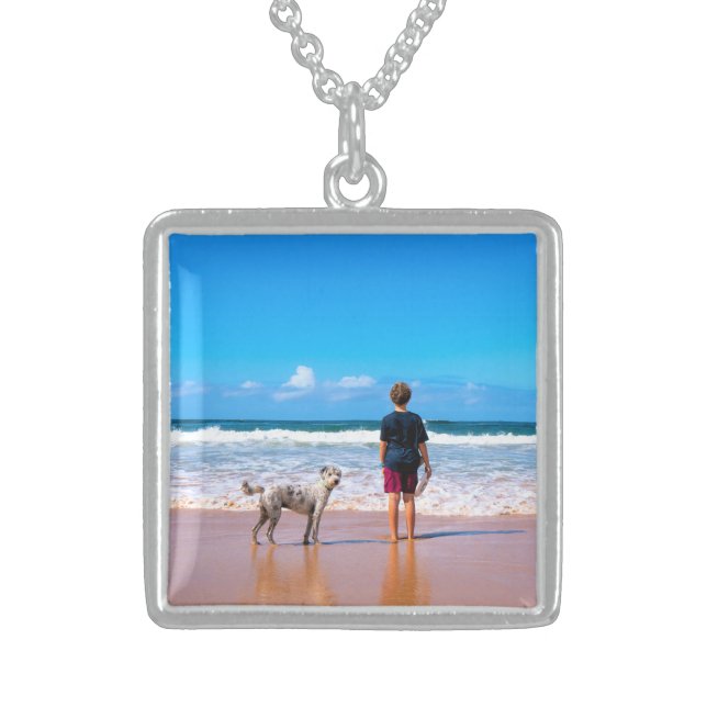 Custom Your Photo Necklace Gift (Front)