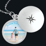 Custom Your Photo Necklace Gift with Text<br><div class="desc">Custom Photo and Text Necklaces - Your Own Design - Special - Personalized Family / Friends or Personal Necklace / Gift - Add Your Text and Photo - Resize and move or remove and add elements / image with customization tool. Choose / add your favorite font / text color /...</div>