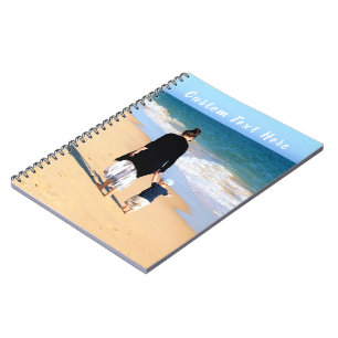 Custom Your Photo Notebook Gift Personalized Text