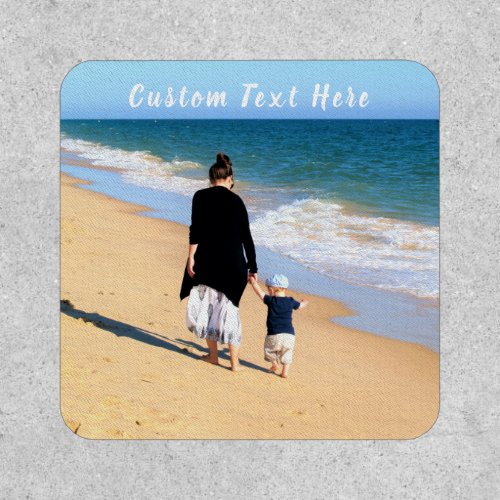 Custom Your Photo Patch with Text Name
