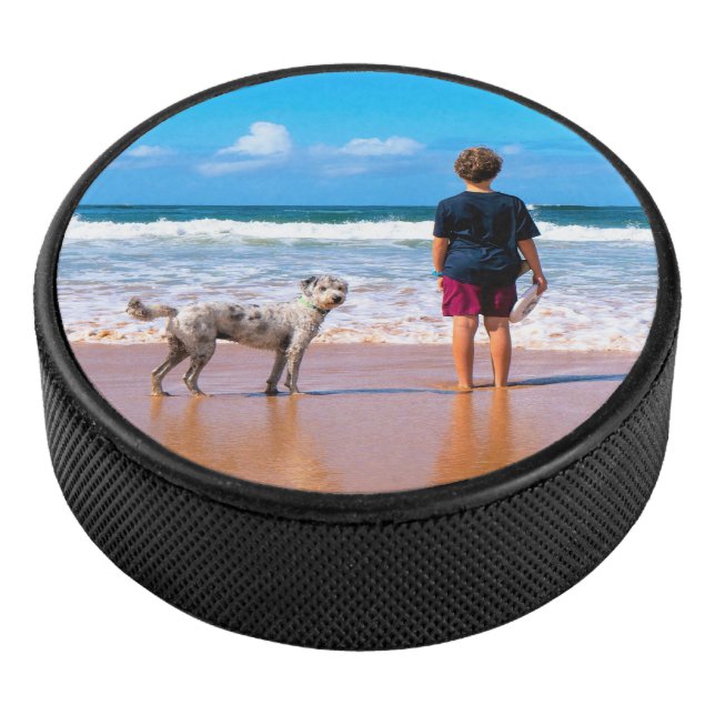 Custom Your Photo Personalized Hockey Puck (3/4)