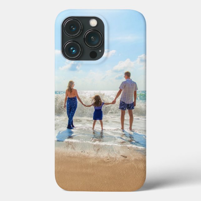 Custom Your Photo Personalized iPhone Case Gift (Back)