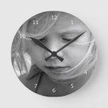 Custom Your Photo Personalized Wall Clock, Gift Round Clock at Zazzle