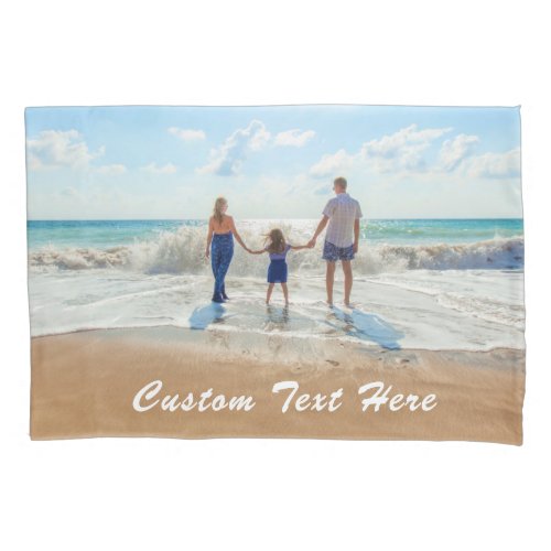 Custom Your Photo Pillow Case with Text Name