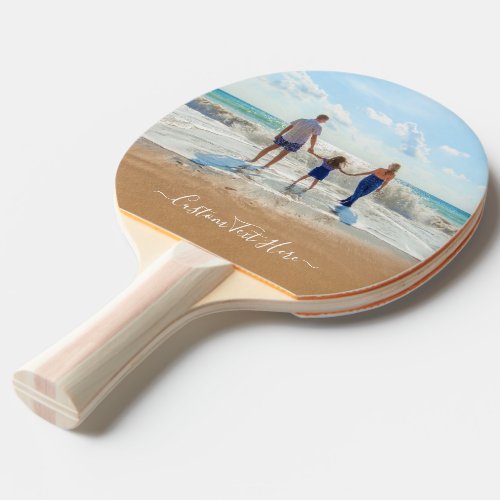 Custom Your Photo Ping Pong Paddles with Text