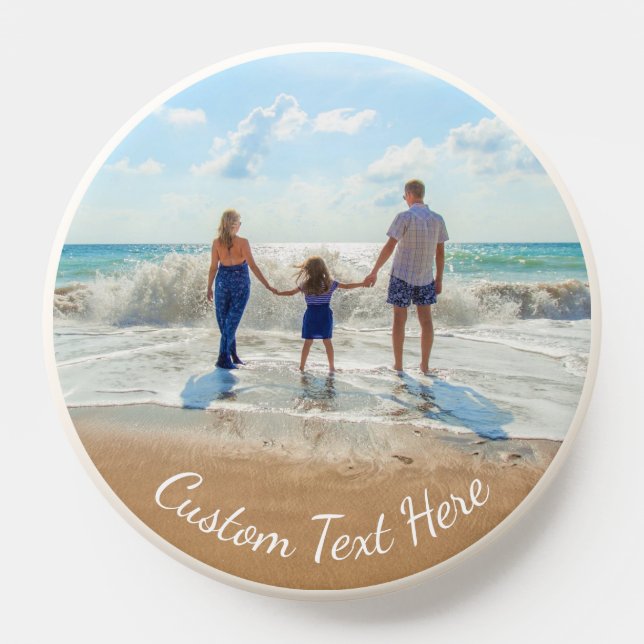 Custom Your Photo PopSocket Gift with Text Name (Popsocket)