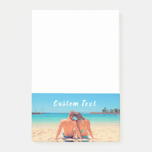 Custom Your Photo Post-it® Notes with Text