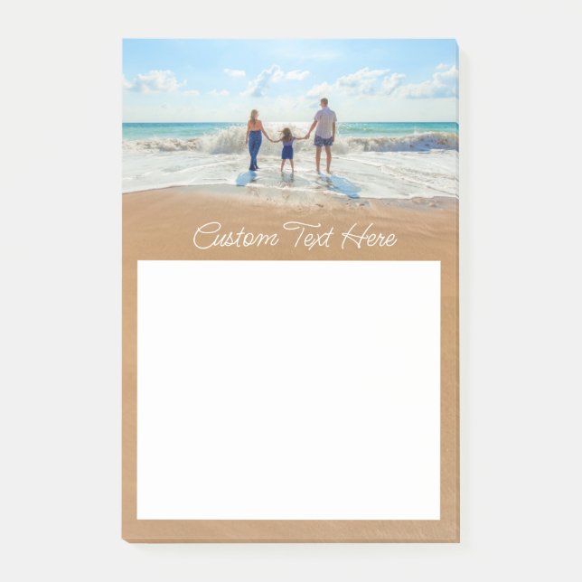 Custom Your Photo Post-it® Notes with Text (Front)