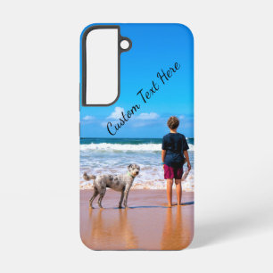 Custom Your Photo Samsung Galaxy Case with Text
