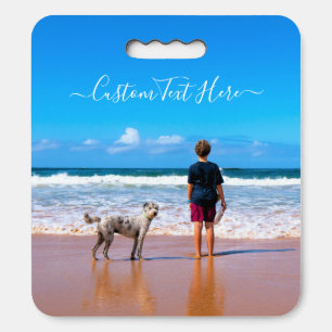 Custom Your Photo Seat Cushion with Text Name