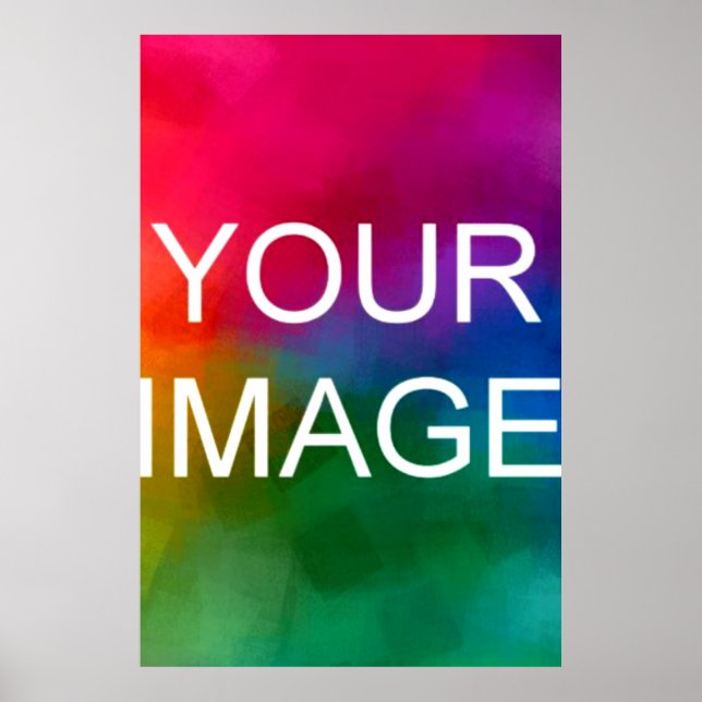 Custom Your Photo Simple Template XL Extra Large Poster (Front)