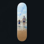 Custom Your Photo Skateboard with Text<br><div class="desc">Custom Photo and Text Skateboards - Unique Your Own Design -  Personalized Family / Friends or Personal Skateboard / Gift - Add Your Text and Photo - Resize and move elements with Customization tool ! Good Luck - Be Happy :)</div>