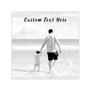 Custom Your Photo Stamp with Text