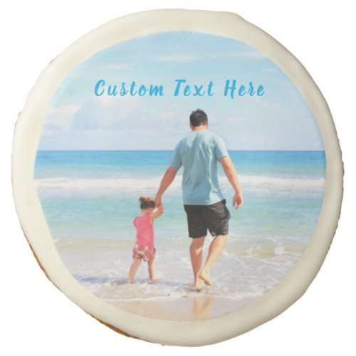 Custom Your Photo Sugar Cookie with Text Name