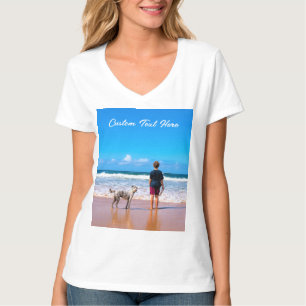 Custom Your Photo T-Shirt with Text